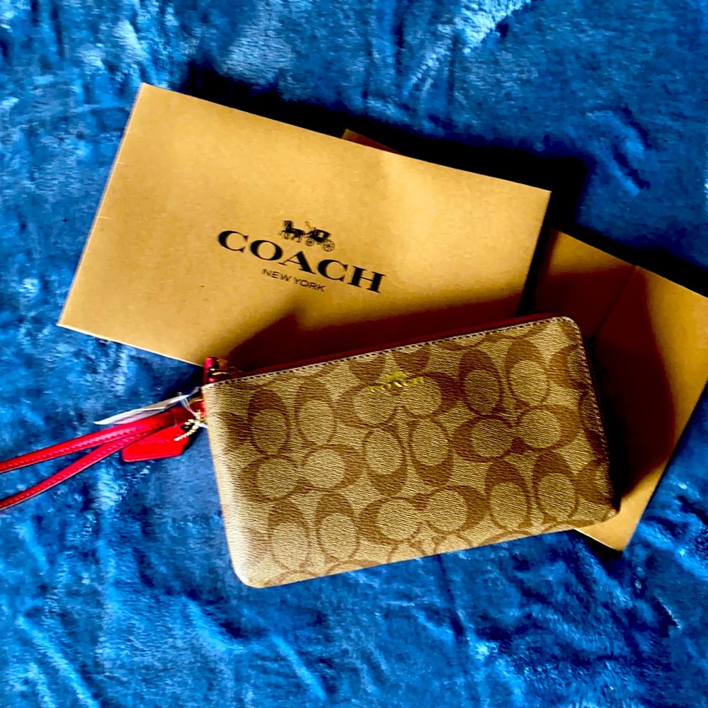Coach Double Zipper Wallet